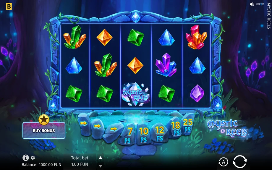 Captura del juego Mystic Reels, tragamonedas de BGaming disponible en 1win