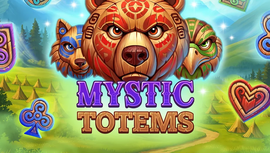 Banner de Mystic Totems, tragamonedas de Evoplay disponible en 1win