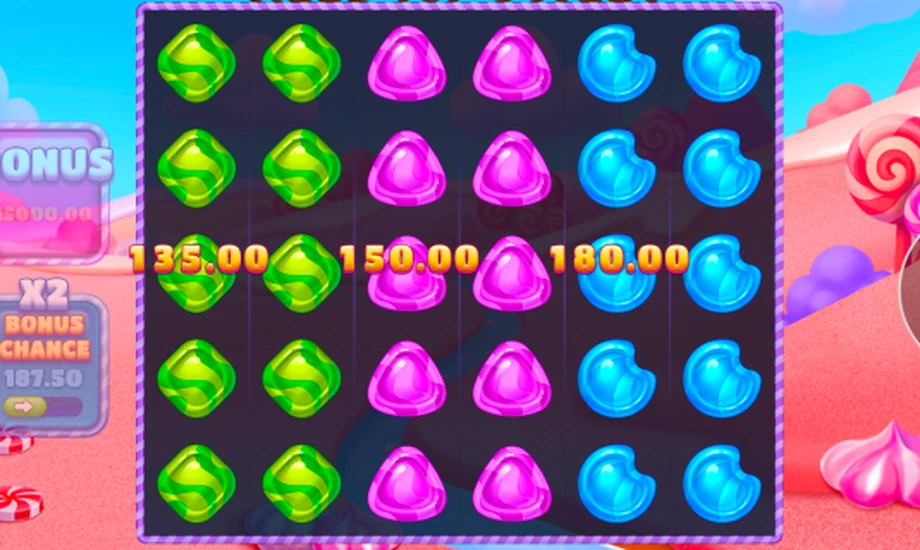 Captura del juego Need for Sweet, tragamonedas de DynabitGaming disponible en 1win