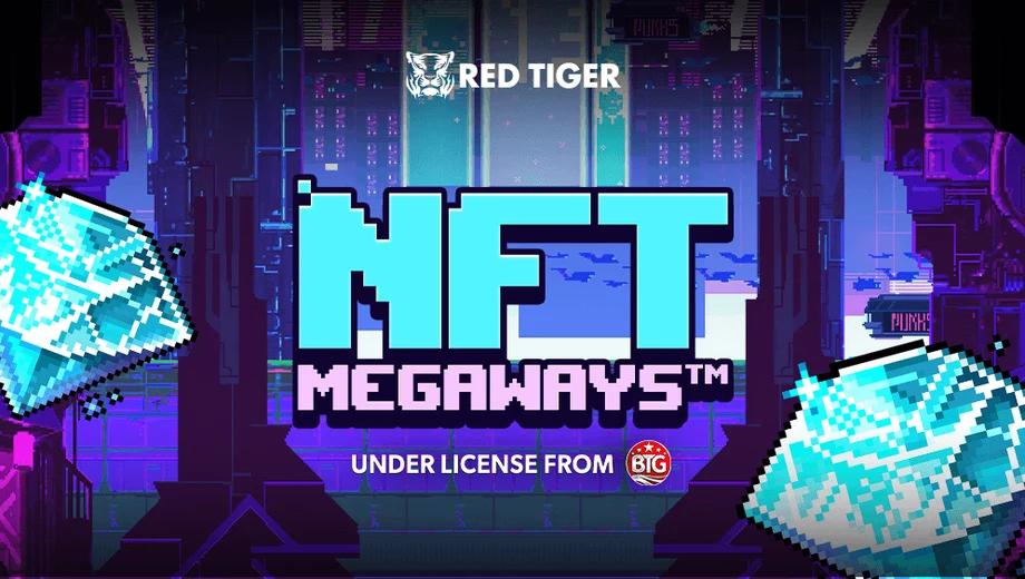 Banner de NFT MegaWays, tragamonedas de Red Tiger disponible en 1win