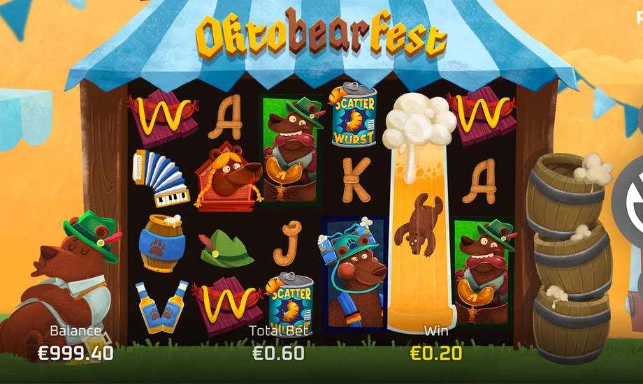 Captura del juego Oktobearfest, tragamonedas de PopiPlay disponible en 1win