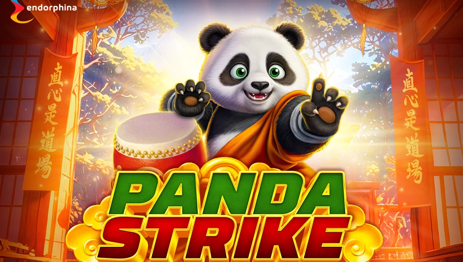 Banner de Panda Strike, tragamonedas de Endorphina disponible en 1win