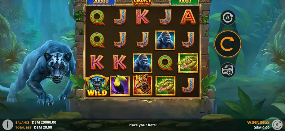 Captura del juego Panther Legacy, tragamonedas de Mancala disponible en 1win