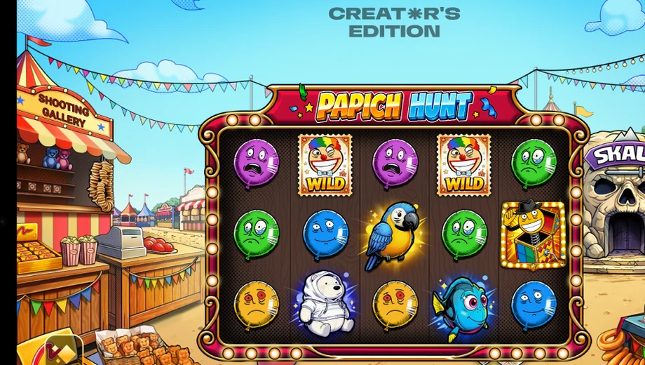 Banner de Papich Hunt, tragamonedas de True Labs disponible en 1win