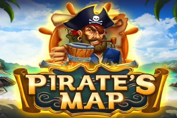Banner de Pirates Map, tragamonedas de Platipus disponible en 1win