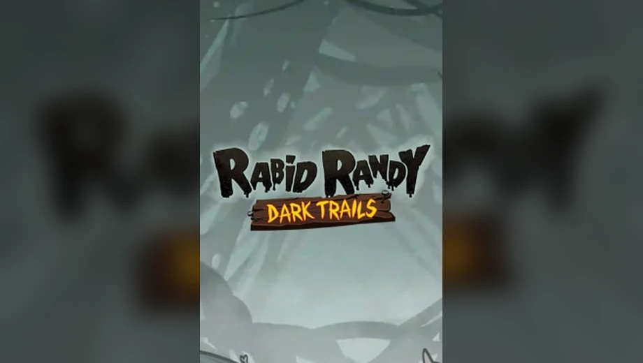 Banner de Rabid Randy Dark Trails, tragamonedas de NetEnt disponible en 1win