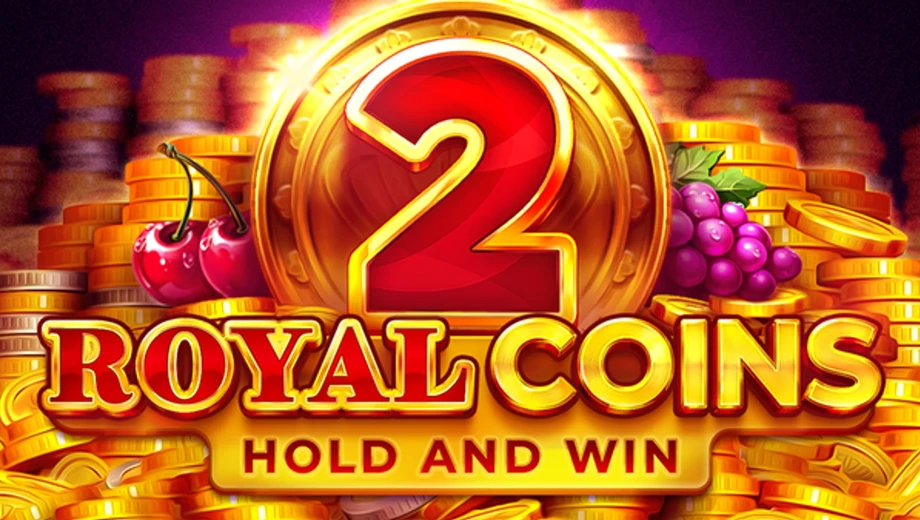 Banner de Royal Coins 2: Hold and Win, tragamonedas de Playson disponible en 1win