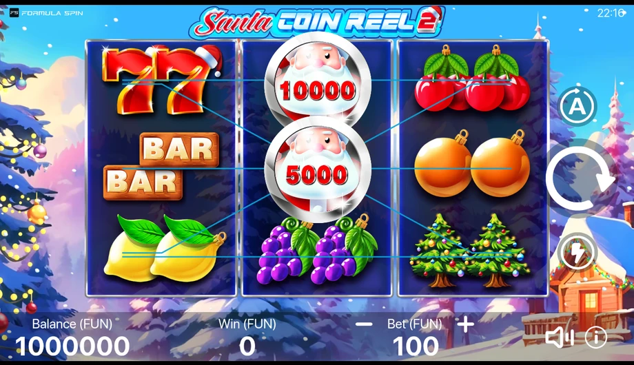 Captura del juego Santa Coin Reel 2: Hold to Win, tragamonedas de FormulaSpin disponible en 1win