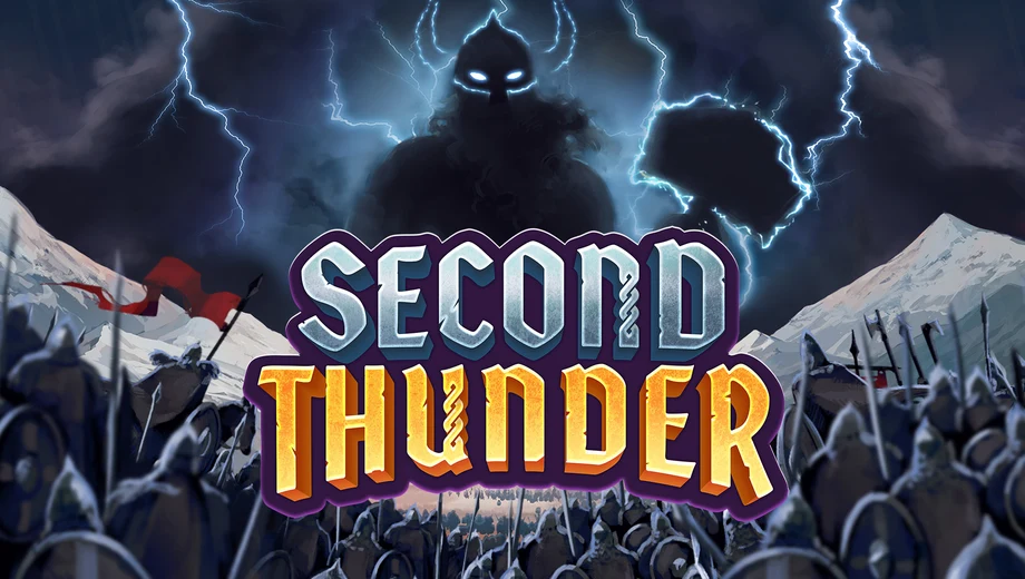 Banner de Second Thunder, tragamonedas de Thunderkick disponible en 1win