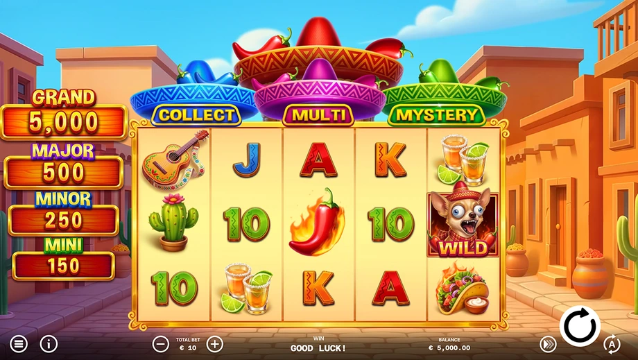 Captura del juego Silly Chili Dogs, tragamonedas de Ela Games disponible en 1win