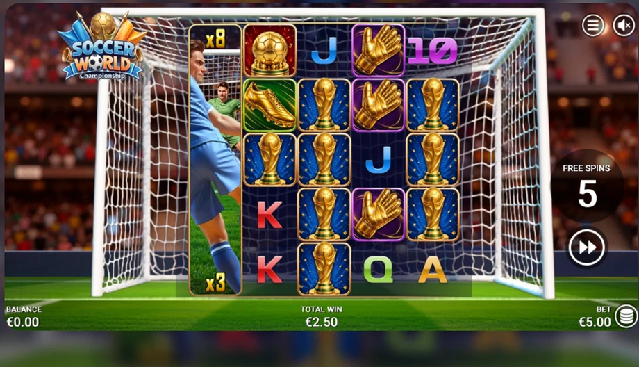 Captura del juego Soccer World Championship, tragamonedas de ICONIC21 disponible en 1win