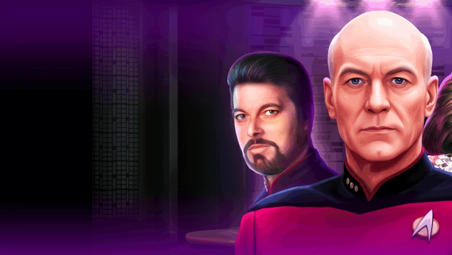 Banner de Star Trek The Next Generation, tragamonedas de BGaming disponible en 1win