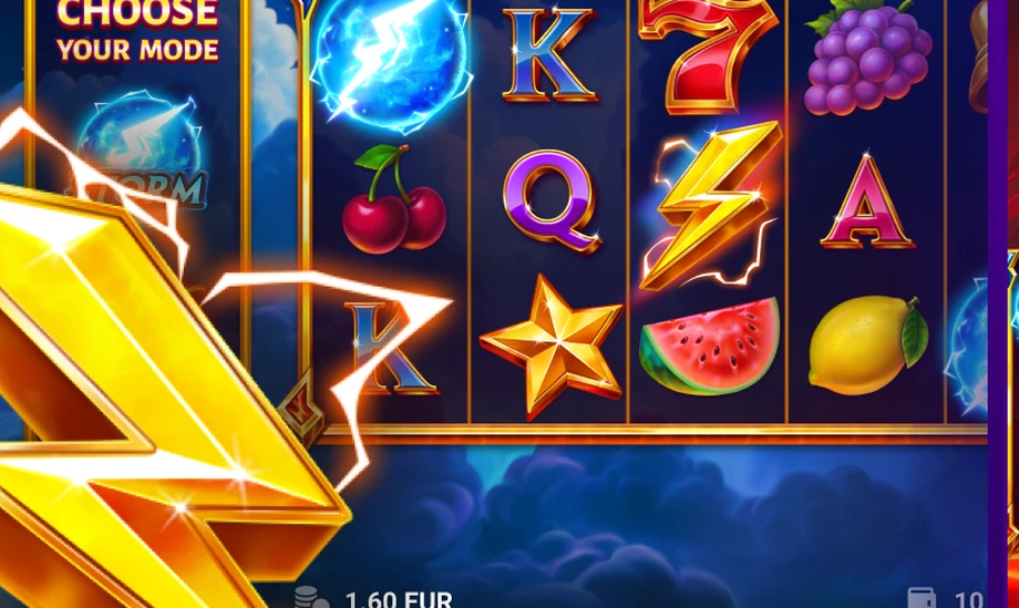 Captura del juego Storm VS Fire, tragamonedas de True Labs disponible en 1win
