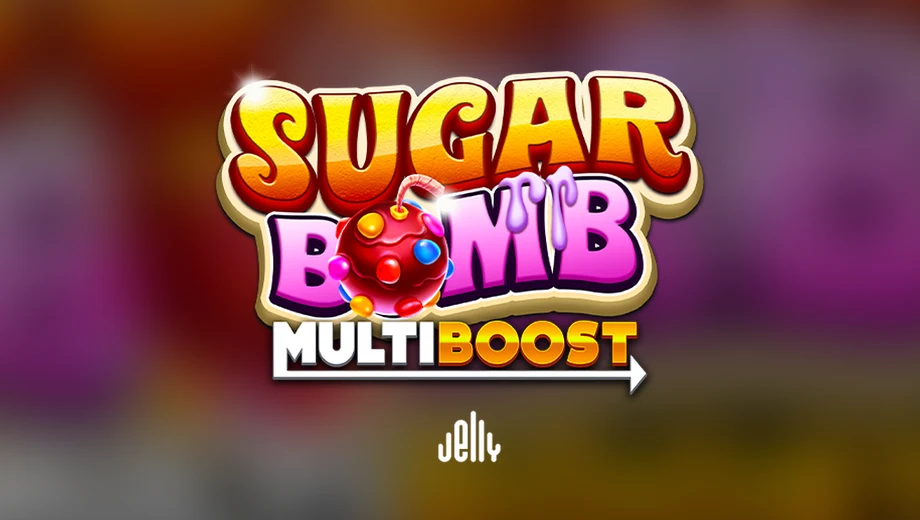 Banner de Sugar Bomb MultiBoost, tragamonedas de Yggdrasil disponible en 1win