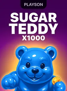 Sugar Teddy X1000, tragamonedas de Playson en 1win