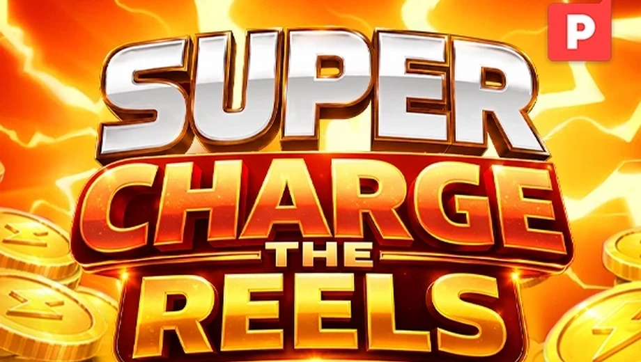 Banner de Super Charge the Reels, tragamonedas de Platipus disponible en 1win