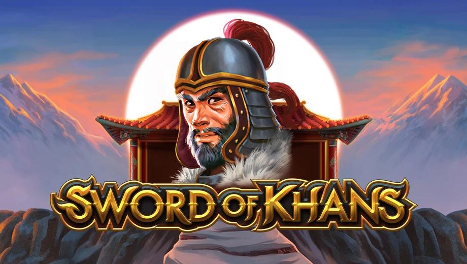 Banner de Sword of Khans, tragamonedas de Thunderkick disponible en 1win