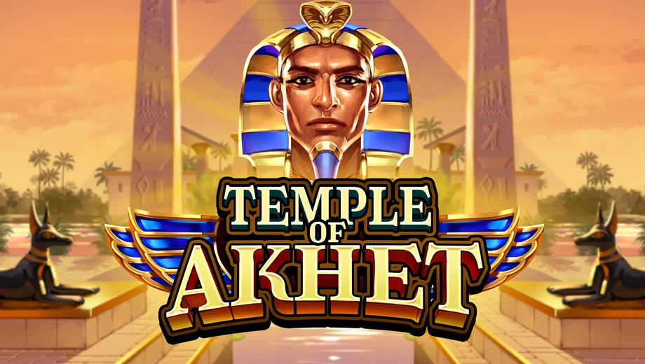 Banner de Temple of Akhet, tragamonedas de Thunderkick disponible en 1win