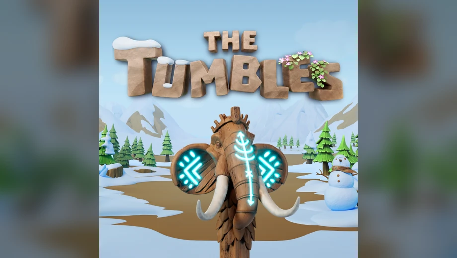 Banner de The Tumbles, tragamonedas de Relax disponible en 1win