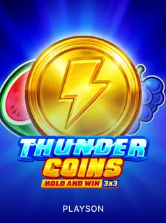 Thunder Coins: Hold and Win, tragamonedas de Playson en 1win