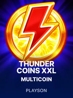 Thunder Coins XXL: Multicoin, tragamonedas de Playson en 1win