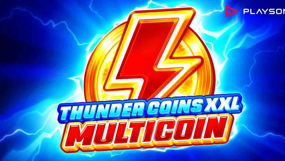 Banner de Thunder Coins XXL: Multicoin, tragamonedas de Playson disponible en 1win