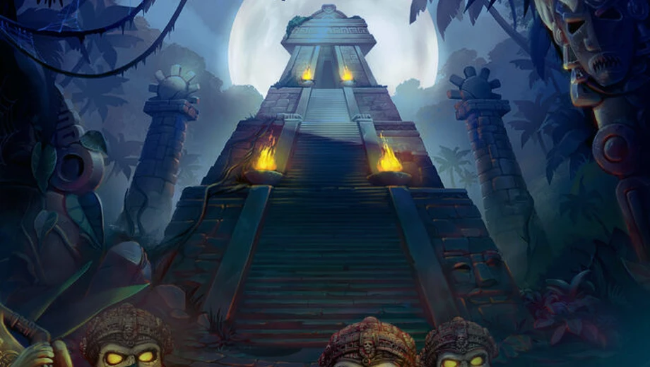 Banner de TikiPop Spooky Temples, tragamonedas de AvatarUX disponible en 1win