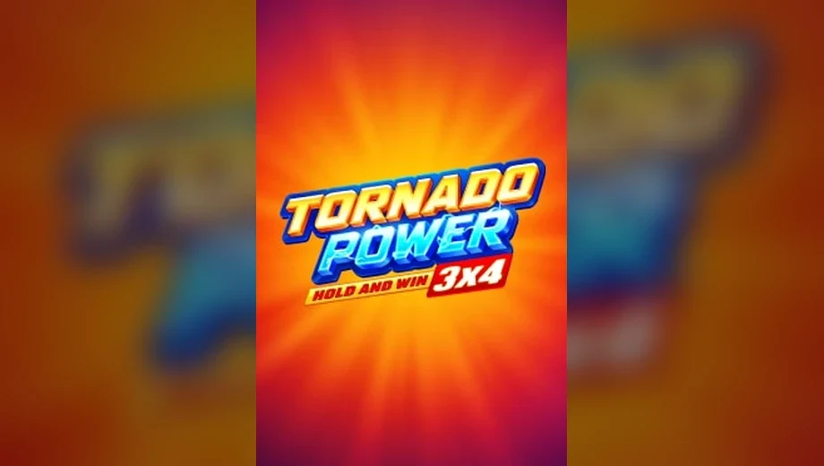 Banner de Tornado Power: Hold and Win, tragamonedas de Playson disponible en 1win