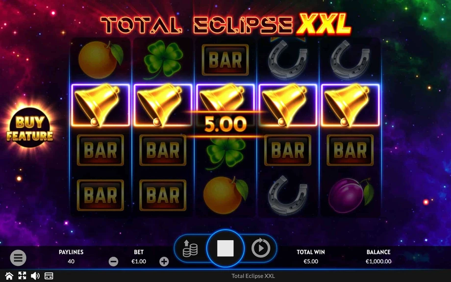 Captura del juego Total Eclipse XXL, tragamonedas de Apparat disponible en 1win