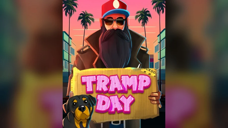 Banner de Tramp Day, tragamonedas de BGaming disponible en 1win