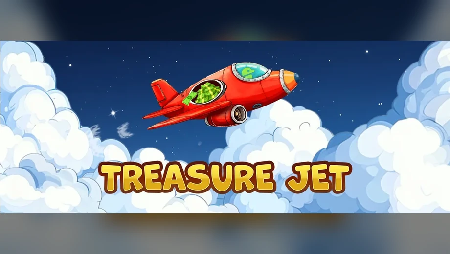 Banner de Treasure Jet, tragamonedas de Pateplay disponible en 1win