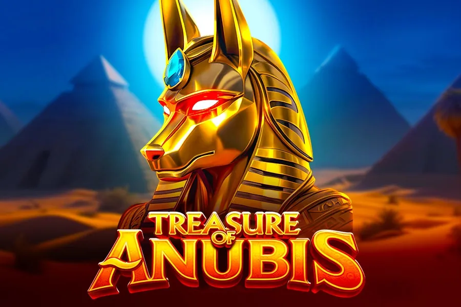 Banner de Treasure of Anubis, tragamonedas de BGaming disponible en 1win