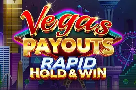Banner de VEGAS PAYOUTS RAPID HOLD & WIN, tragamonedas de Gaming Corps disponible en 1win