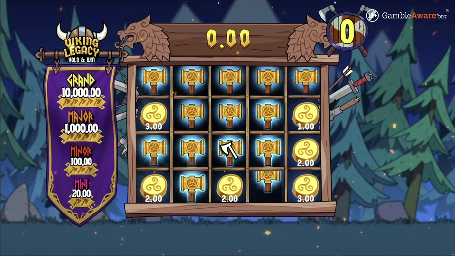 Captura del juego Viking Legacy: Hold & Win, tragamonedas de Peter & Sons disponible en 1win