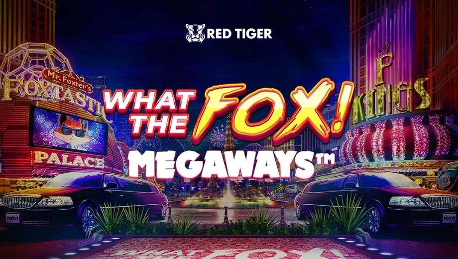 Banner de What the Fox MegaWays, tragamonedas de Red Tiger disponible en 1win