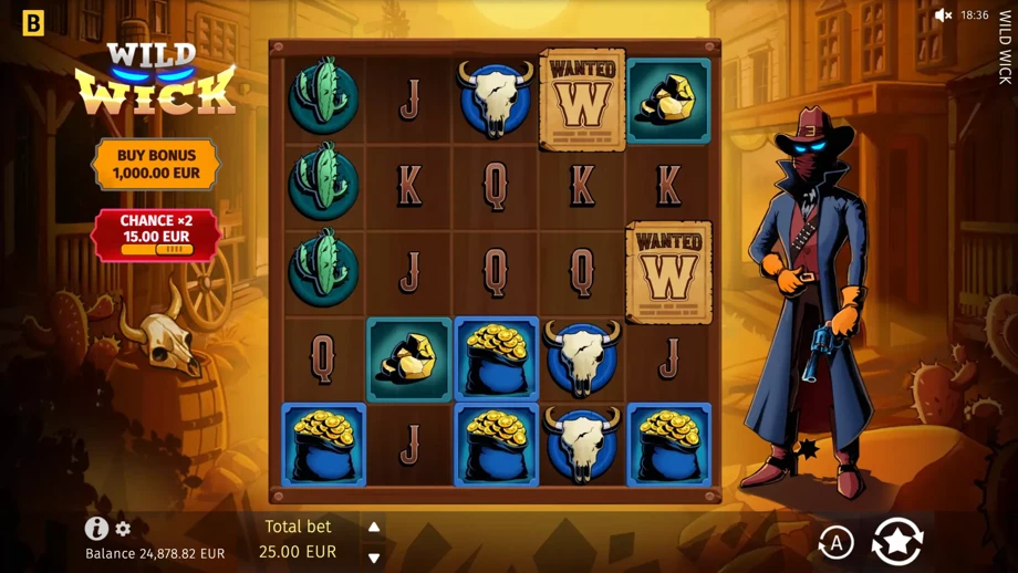 Captura del juego Wild Wick, tragamonedas de BGaming disponible en 1win