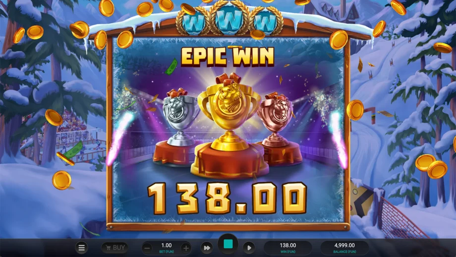 Captura del juego Winter Champions, tragamonedas de Relax disponible en 1win
