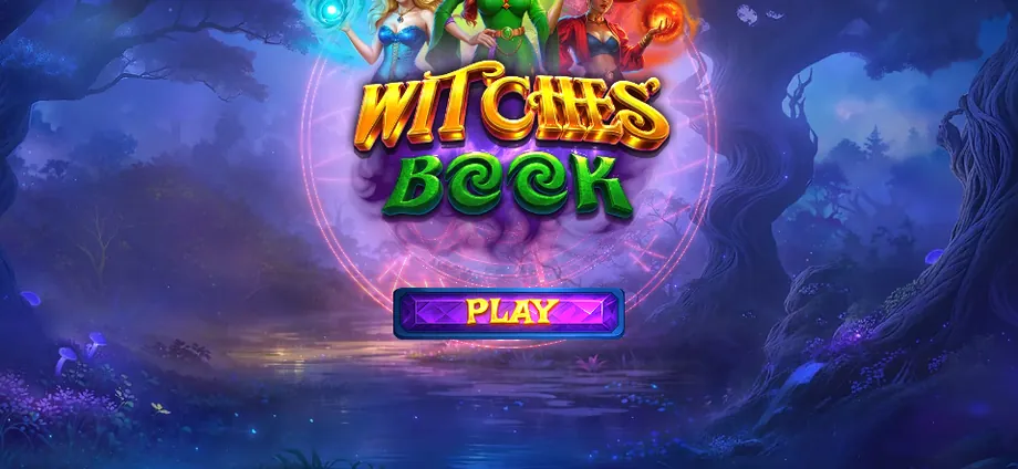 Captura del juego Witches’ Book, tragamonedas de Ela Games disponible en 1win