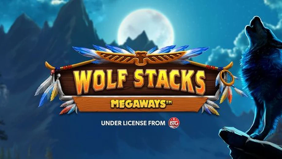 Banner de Wolf Stacks Megaways, tragamonedas de Red Tiger disponible en 1win