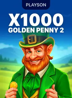 x1000 Golden Penny 2, tragamonedas de Playson en 1win