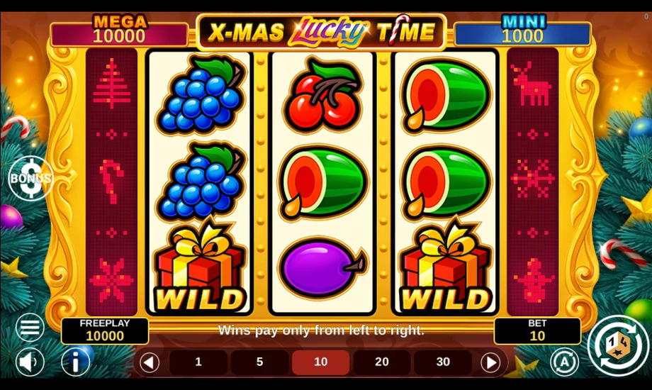 Captura del juego Xmas Lucky Time Hold And Win, tragamonedas de 1spin4win disponible en 1win