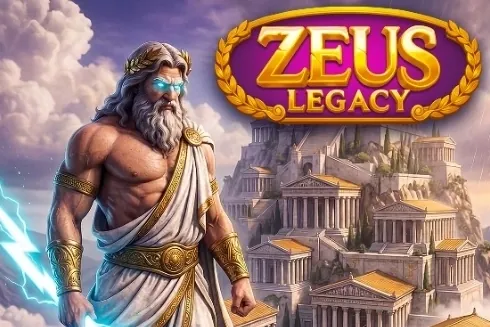 Banner de Zeus Legacy, tragamonedas de DynabitGaming disponible en 1win