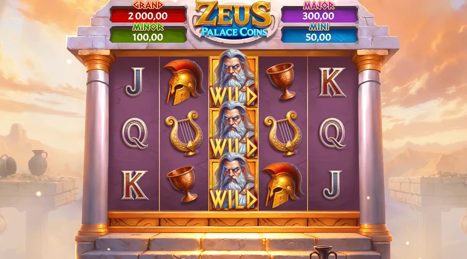 Captura del juego Zeus Palace Coins, tragamonedas de GameBeat disponible en 1win