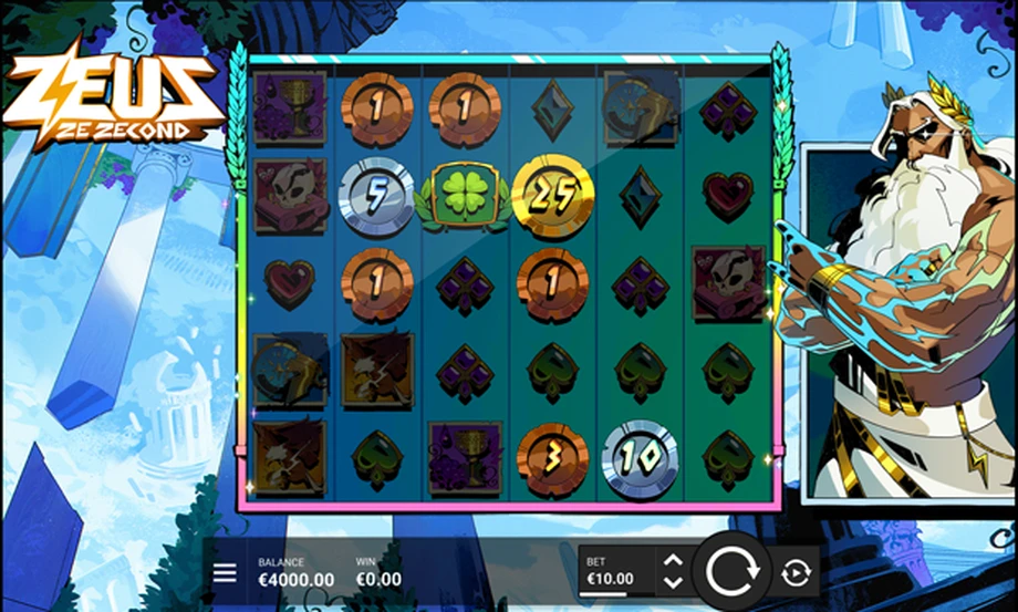 Captura del juego Zeus Ze Zecond, tragamonedas de Hacksaw disponible en 1win